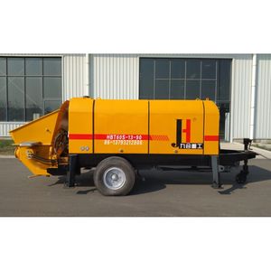 Juhe Advanced Technology Manufactured China Construction Good Cost Effectiveness HBT60 13 90 Electricmotor Trailer <b>Concrete</b> Pump - Product Image 2