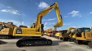 Excavadora de orugas Komatsu PC200 usada Excavadora Komatsu PC200 usada con excelente calidad a la venta - Product Image 2