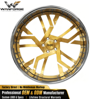 Jantes en alliage forgées sur mesure RUCCI Goat 15-30 pouces 5x120 5x112 pour Bentley Bentayga Rolls Royce Cullinan Range Rover BMW X6 Big