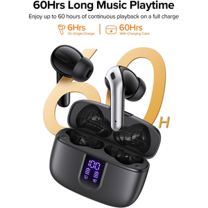 TWS Clip On Earbuds Với Sạc Trường Hợp, Hifi Stereo Bt Không Thấm Nước Trong Tai Tai Tai Nghe - Product Image 2