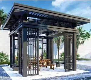 Modern Aluminum Room Divider <b>Curtain</b> Wall <b>Panel</b> Anodized Surface Anti-Corrosion for Office Building 70in and Above - Product Image 2