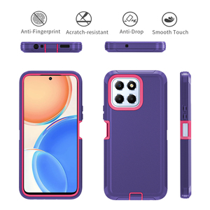 2024 mới ba-trong-một Silicone chống sốc điện thoại bảo vệ Bumper trường hợp đối với Honor X5 cộng với - Product Image 3