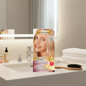 ชุดย้อมผมถาวรพร้อมน้ำมันอาร์แกนและส้มโอเพื่อสีเงางามและปกปิดผมขาว - Product Image 2