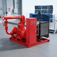 Ensemble de pompes à incendie à corps horizontal pour système de protection incendie des bâtiments