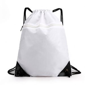Mochila Deportiva Mediana con Cordón, Sublimada, Ecológica, con Bolsillo Frontal con Cremallera, para Almacenamiento Deportivo, Bolsas Promocionales - Product Image 6