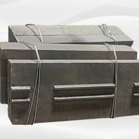 Barre de soufflage à haute teneur en chrome avec inserts en céramique pour les pièces de concasseur à percussion PF-1210