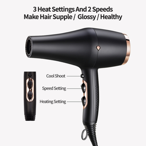 Máy Sấy Tóc Chuyên Nghiệp Cho Salon Khách Sạn Chuyên Nghiệp Công Suất Cao 2000W 2500W Hồng Ngoại Ion Âm Cho Nhà Sản Xuất - Product Image 4