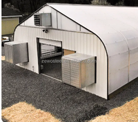 Serre agricole commerciale de grande taille GT Outdoor à simple travée avec film PE transparent et structure en acier galvanisé à chaud pour plantes