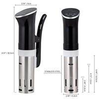 Circulateur à immersion sous vide en acier inoxydable de haute qualité, machine électrique à cuisson lente à basse température pour la maison