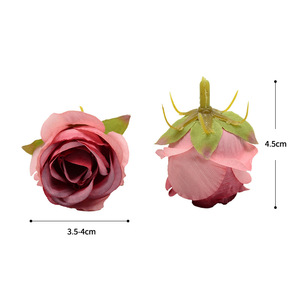 Cabezas de Rosa Artificial Dongchen Crafts, 3.5-4 cm, Flor de Seda para Decoración de Bodas, Hogar y Fotografía - Product Image 5