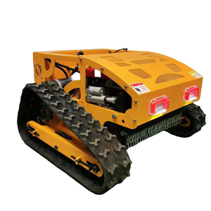 Débroussailleuse électrique sans fil 28V de haute qualité, homologuée CE, pour bricolage, avec boîte de ramassage, télécommandée, pour l'agriculture - Product Image 1
