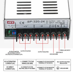 SP-320-48 320w 48v 조절 스위칭 전원 공급 장치 320w