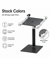 Support pour tablette PC en métal de 8 à 12 pouces pour iPad Air avec réglage de l'angle à mouvement complet, protection intégrale Topfree TLCOK26D