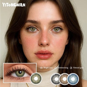YITONGNIAN <span class=keywords><strong>Lentilles</strong></span> <span class=keywords><strong>de</strong></span> <span class=keywords><strong>contact</strong></span> souples Ocean Brown 14,2 mm, <span class=keywords><strong>lentilles</strong></span> <span class=keywords><strong>de</strong></span> <span class=keywords><strong>contact</strong></span> colorées Fresh Color, <span class=keywords><strong>lentilles</strong></span> grises pour femmes, <span class=keywords><strong>lentilles</strong></span> bleues, Lentes <span class=keywords><strong>De</strong></span> Contacto - Product Image 3