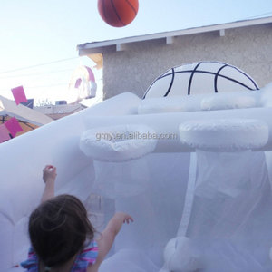 GMY Inflables Todo Blanco Juego de baloncesto inflable Deportes recreativos para interiores Juegos para niños - Product Image 4