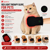 Fabricant OEM de gants de luminothérapie rouge 660nm 850nm, dispositif de thérapie infrarouge portable pour animaux domestiques, chiens, chats, chevaux