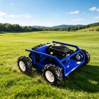 Tondeuse à gazon commerciale télécommandée tout-terrain, équipement d'entretien de jardin, haute efficacité, longue durée de vie