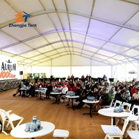 Tente d'exposition pour salon professionnel, structure en aluminium, grand auvent événementiel, abri portable pour fêtes et mariages, chapiteau commercial extérieur pour foire