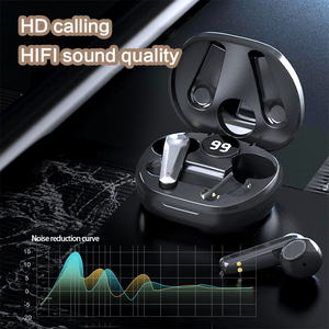 Auricolari Wireless True B138 Design Privato 2022, Vivavoce per Telefono, Audio Stereo HD, Custodia di Ricarica con Display LED, Cuffie TWS Nere - Product Image 3