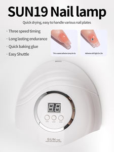 Lámpara Secadora de <span class=keywords><strong>Uñas</strong></span> de 48W, Luz <span class=keywords><strong>Ultravioleta</strong></span> de Diodo, Máquina de Plástico con 4 Temporizadores <span class=keywords><strong>para</strong></span> Pulir Gel en Salones o en Casa - Product Image 6