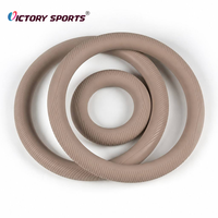 Accessoires de Pilates pour la maison, haltères en silicone de couleur personnalisée, anneaux de poids 5,5 lb, 8 lb, 10 lb