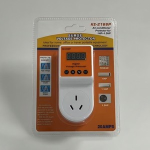 Prise de protection de tension réglable numérique de style sud-américain et nord-américain pour réfrigérateurs, climatiseurs et stabilisateurs - Product Image 5