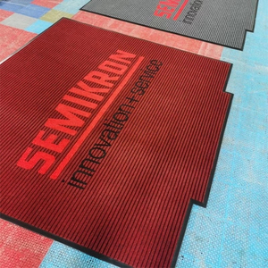 Tapis de sol d'ascenseur personnalisé avec logo, tapis d'entrée résistant à l'usure, tapis de logo d'ascenseur robuste - Antidérapant, anti-salissures et durable - Product Image 4