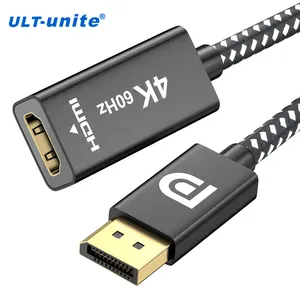 ULT-UNITE dp để HDMI Adapter chuyển đổi 8K 144Hz 4K 60Hz dp để HDMI cấp giấy chứng nhận Adapter chiếu