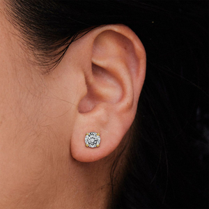 Titan hypo allergener Titan-Bolzen mit flachem Rücken Gewinde loser Drucks tift Conch Helix Labret Stud - Product Image 4