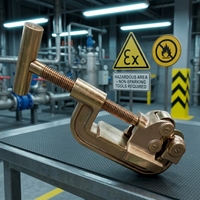 Coupe-tube anti-étincelles antidéflagrant robuste en bronze d'aluminium pour une utilisation industrielle sécurisée