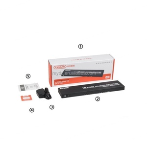 Répartiteur HDMI 1 entrée 12 sorties, Répartiteur d'écran haute définition HDMI 1 entrée 12 sorties FJ-4K1010 - Product Image 5