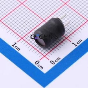 Inductor de Anillo de Color CKPK0608-100uH/K-U3 / Inductor de Montaje Superficial (THT), D8xL11mm 100uH 10% 500mA 350mOhm - Product Image 1