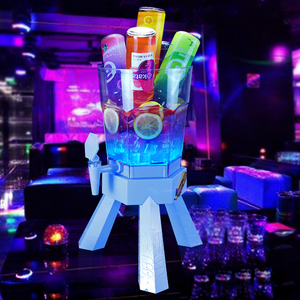 Barra nocturna de fiesta de alta calidad, Cubo de cerveza con luz Led de 3 litros, dispensador de vino, zumo, cerveza, torre de cerveza - Product Image 6