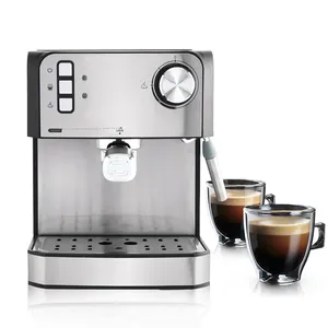 2022 הזול אספרסו קפה מכונת עם אחת כוס כפולה נירוסטה כוס בית שימוש