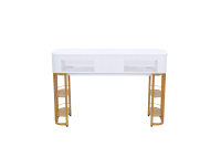 Ensemble table et chaise en bois moderne pour salon de manucure et usage domestique