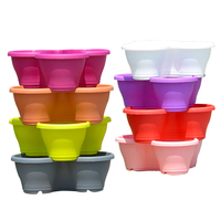 Maison Jardin PP écologique empilable pots de plantation fraise légumes pot de culture hydroponique