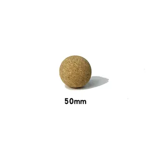 Bola de amendoim para terapia de tecidos profundos SHENGDE, bola de massagem orgânica de cortiça Natrual de 60 mm, logotipo personalizado, fabricação barata