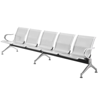 Chaise d'attente robuste pour hôpital, école, aéroport, réception et bureau, vente en gros