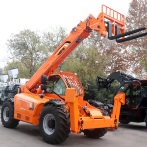 Gearbox Forklift Teleskopik Diesel 4Ton 10M |   Forklift untuk Pekerjaan di Ketinggian untuk Gudang/Lokasi Konstruksi/Logistik - Product Image 1