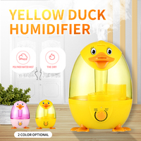 Humidificateur Électrique pour Animaux de Compagnie en Forme de Canard, Diffuseur d'Arômes Ultrasonique en Plastique, Humidification Rapide, Faible Bruit, Désinfection de l'Air pour Hôtels