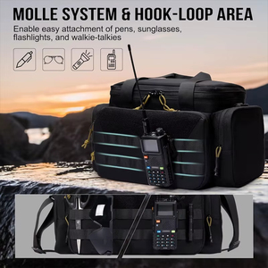 กระเป๋าใส่ปืนสำหรับยิงปืนและล่าสัตว์  กระเป๋าปืนแบบยุทธวิธี พร้อมแผ่นกั้นแบบถอดได้ 3 ชิ้น - Product Image 6