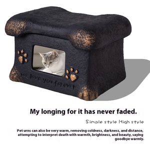 子犬猫犬子猫葬儀用の壷天使火葬棺箱ペットの壷記念 - Product Image 3