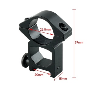 Premium 2 uds 11mm/20mm accesorios de montaje de anillo de aleación de aluminio esenciales para alcance de caza visores y accesorios de alta calidad - Product Image 4