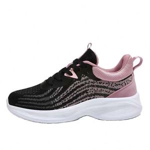 Chaussures de sport décontractées pour femmes en gros, à lacets, pour le tennis et la course, avec tige en microfibre, semelle intermédiaire en EVA, doublure respirante en coton, tendance mode - Product Image 5