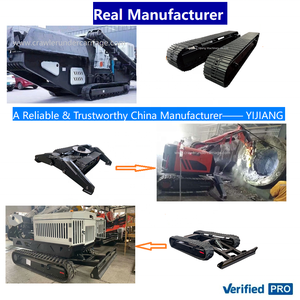 2 Tonnen 3 Tonnen 4 Tonnen 5 Tonnen Fabrik Maßanfertigung OEM/<span class=keywords><strong>ODM</strong></span> ISO9001 Stahl-Kettenlaufwerk für Bau-Bohrmaschinen Mobile Brecher - Product Image 5