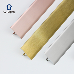 Phật sơn winsen nhôm t gạch hồ sơ gạch phụ kiện t hình dạng Vàng <span class=keywords><strong>TRIM</strong></span> cho khách sạn trang trí - Product Image 5