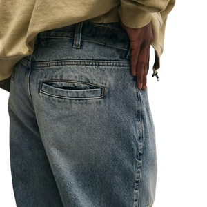 Jeans de Hombre al por Mayor, Clásicos, Casuales, de Pierna Recta, Estilo Vintage Azul, Holgados, Tipo Moto - Product Image 6