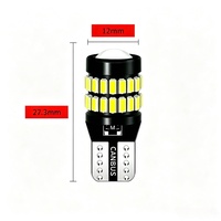 Hochzuverlässige 37SMD T10 194 LED-Glühbirne für Fahrzeuginnenraum mit Anti-Flicker-Technologie und Ohne Armaturenbrett-Warnmeldung