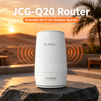 Routeur Wi-Fi 6 bi-bande Gigabit JCG Q20 AX1800 d'occasion, 1 port WAN, 2 ports LAN, dispositif réseau sans fil maillé pour la maison, le bureau et le FTTH