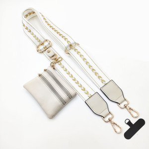 New Arrival Crossbody Cell Phone Strap with Zippered Pouch Clip and Go Strap Adjustable Phone <b>Lanyard</b> Neck Straps - Product Image 4